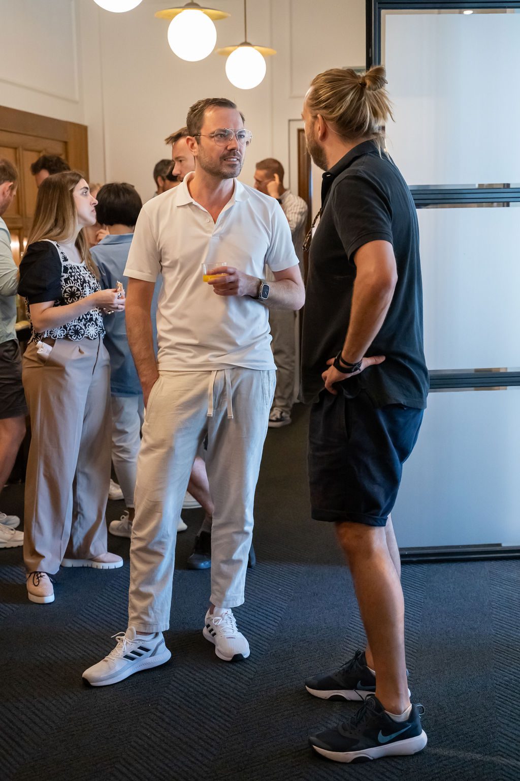 Mobile growth leaders talking on deck at a past GrowBoat