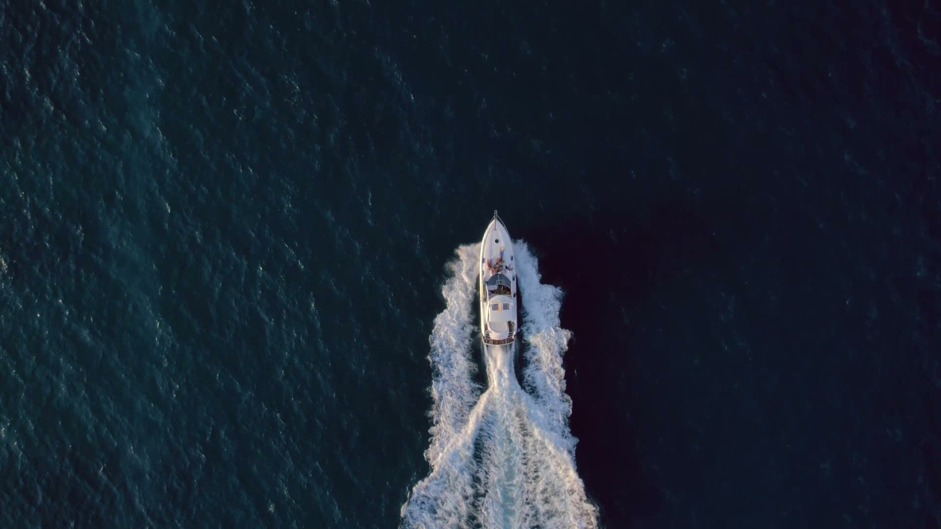 A GrowBoat catamaran on the open Mediterranean